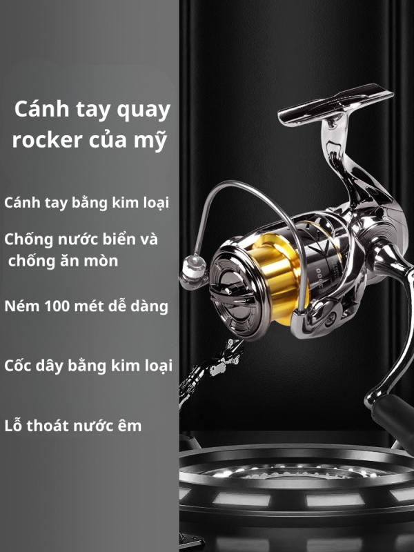 Máy Câu Cá Kim Loại Stella Cao Cấp - Hình ảnh 6