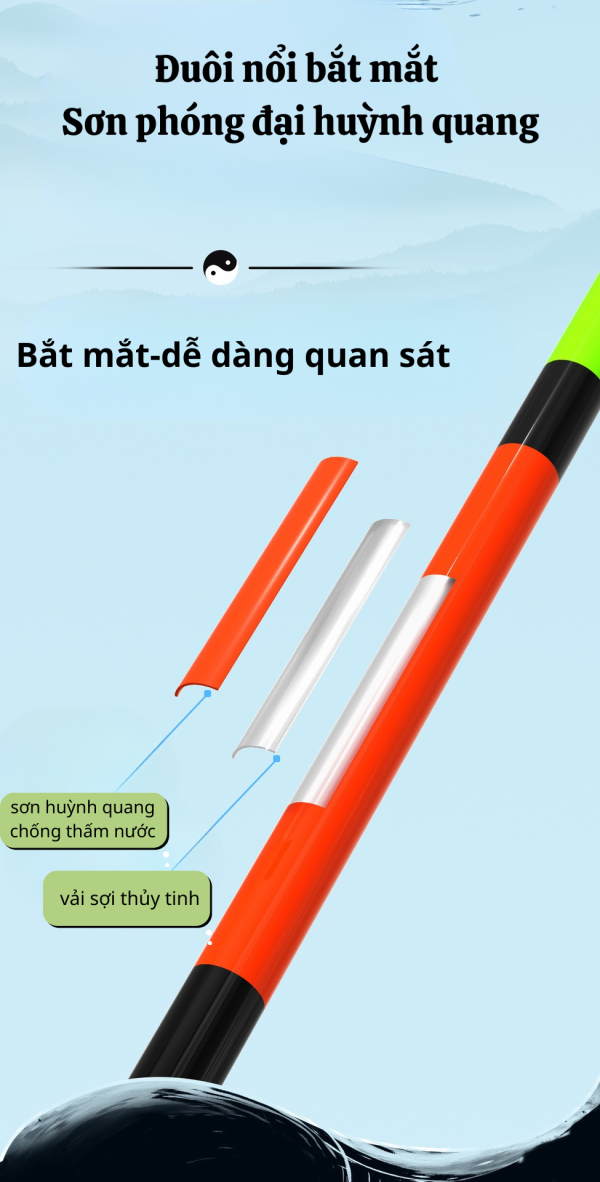 Phao câu cá Phoenix đuôi kép cao cấp - Hình ảnh 9