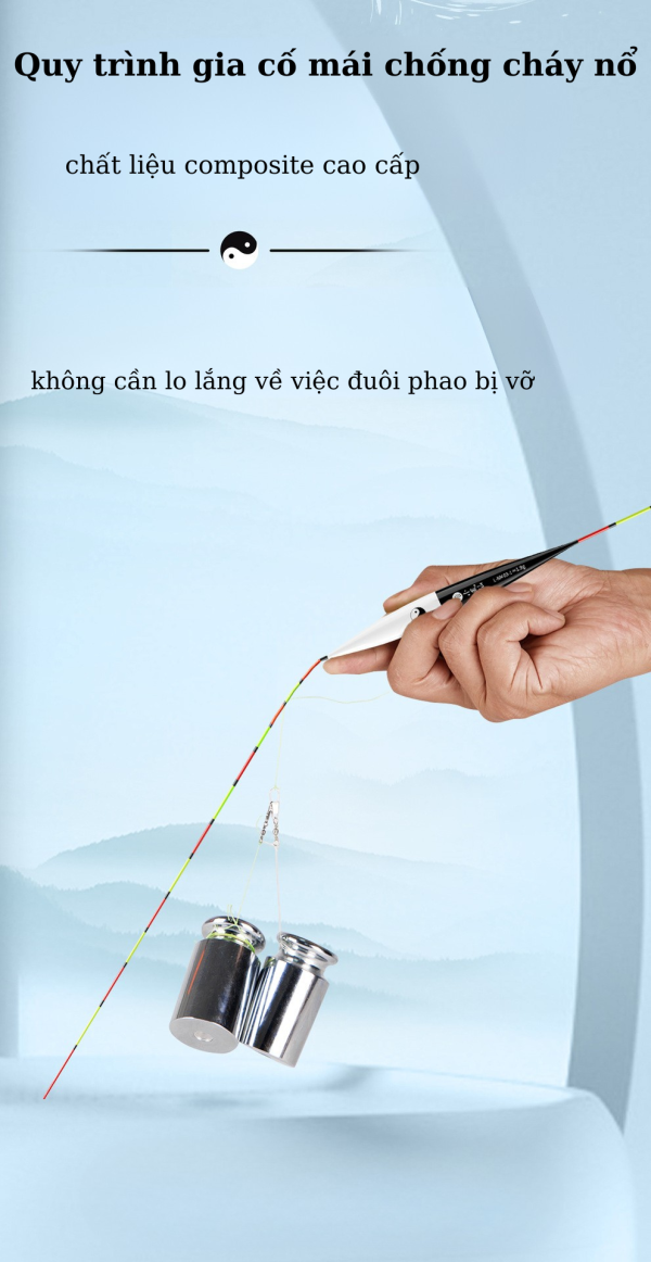 Phao câu cá Phoenix đuôi kép cao cấp - Hình ảnh 5