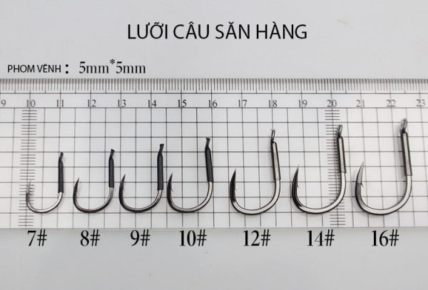 Lưỡi Câu Săn Hàng Bọc Silicon Chống Sốc - Hình ảnh 3