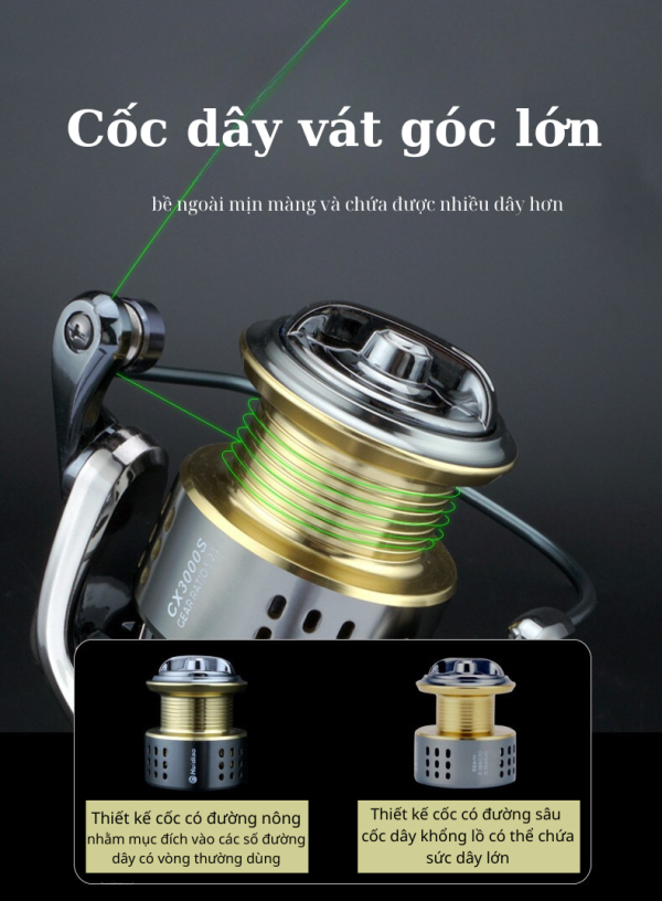 🎣 MÁY CÂU KIM LOẠI HAIDIAO CAO CẤP – ĐẲNG CẤP DÂN CÂU CHUYÊN NGHIỆP 🎣 - Hình ảnh 5