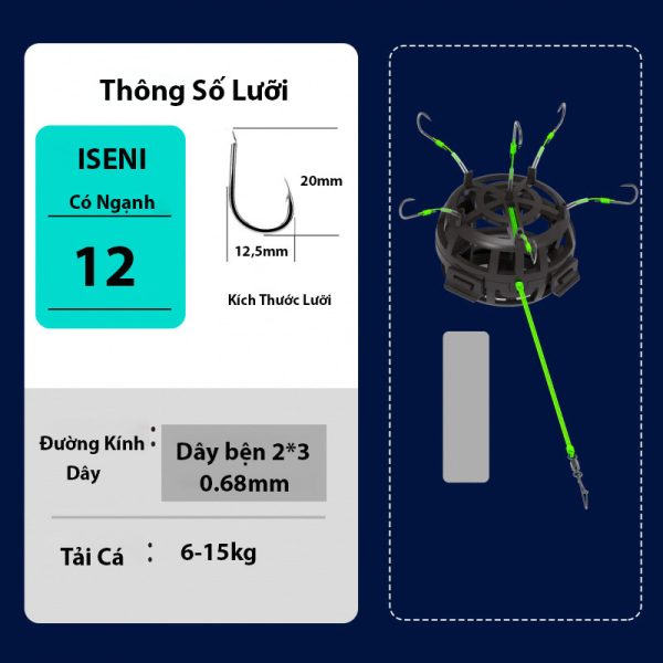 Bộ Mìn Câu Ngâm Chống Mắc Đáy - Hình ảnh 7