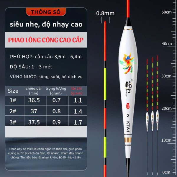 🎯 PHAO LÔNG CÔNG CAO CẤP – VŨ KHÍ TỐI THƯỢNG CHO ANH EM CÂU ĐÀI 🎯 - Hình ảnh 6