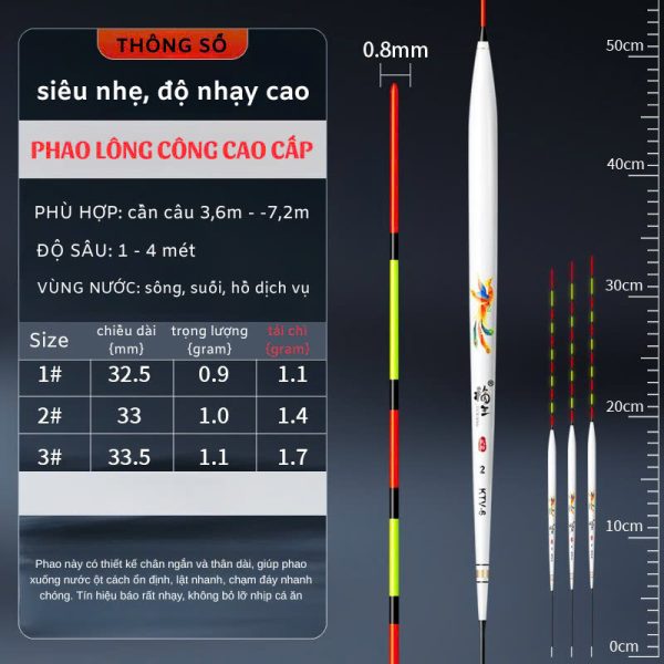 🎯 PHAO LÔNG CÔNG CAO CẤP – VŨ KHÍ TỐI THƯỢNG CHO ANH EM CÂU ĐÀI 🎯 - Hình ảnh 7