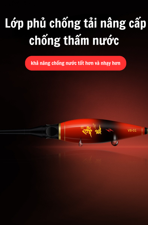 Phao cảm biến đổi màu Tiểu Vy - Nhìn một phát biết cá ăn ngay - Ảnh 5