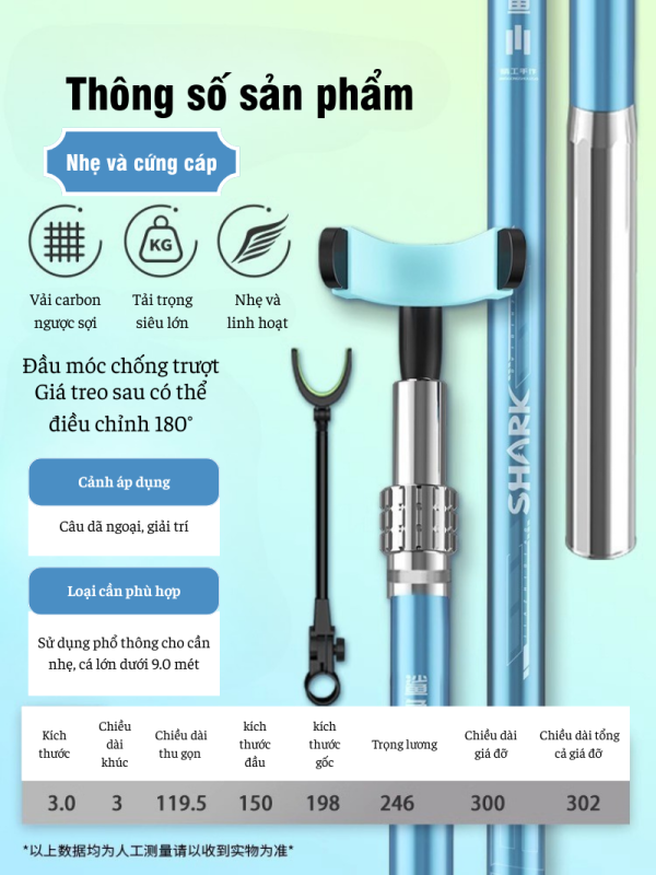 Chống Cần Câu Đài Shakr - Ảnh 4
