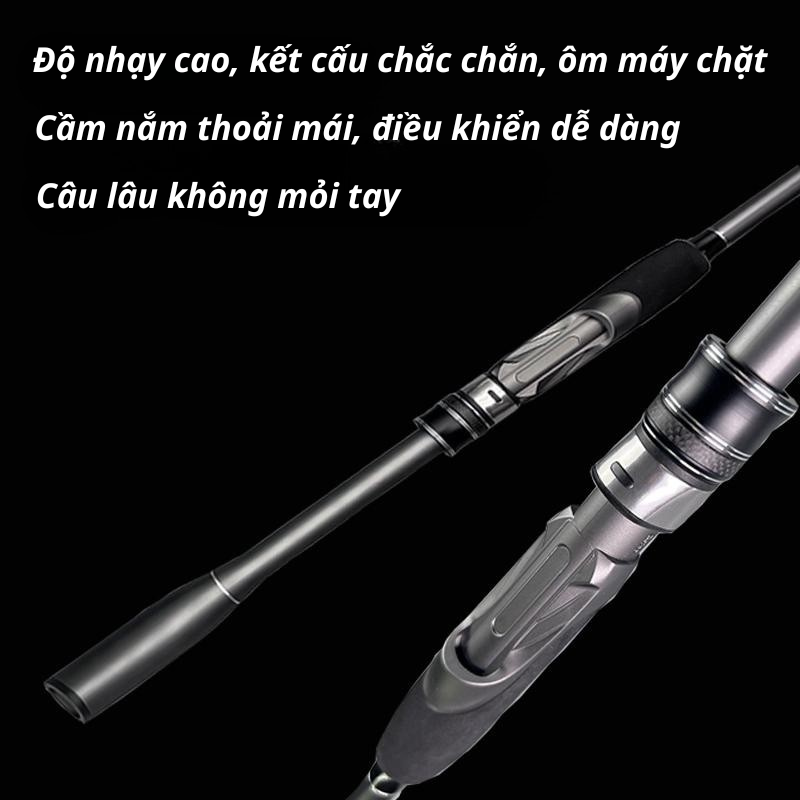 CẦN CÂU LURE CARBON FKC CAO CẤP - Ảnh 3