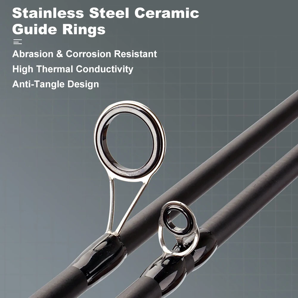 Cần Câu Du Lịch 4 Khúc 1.98m / 2.1m Carbon Fiber ML - Ảnh 2