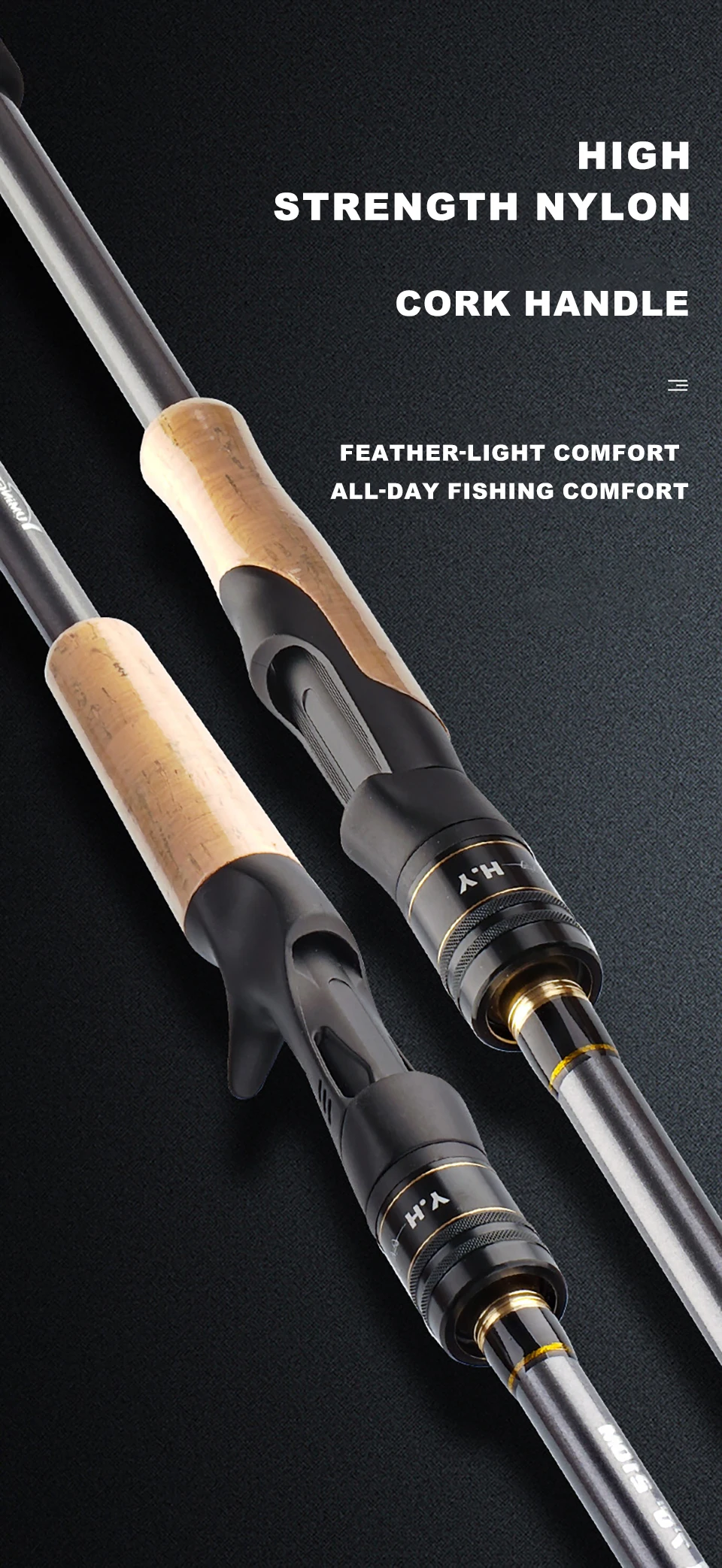 Cần Câu Du Lịch 4 Khúc 1.98m / 2.1m Carbon Fiber ML - Ảnh 14