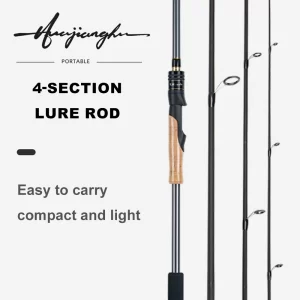 Cần Câu Du Lịch 4 Khúc 1.98m / 2.1m Carbon Fiber ML